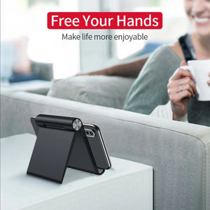 Soporte de Escritorio para Celular y Tablet – Universal, Portátil y Resistente | Compatible con iPhone, Samsung y más