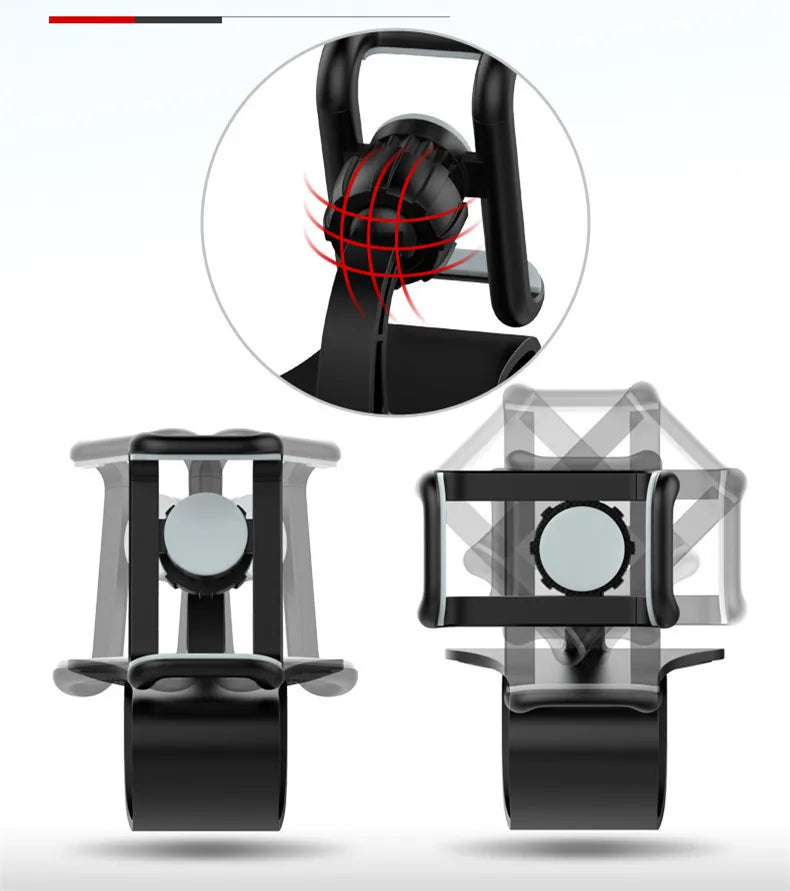Soporte Universal para Celular en Auto – Rotación 360° | Montaje en Tablero o Parabrisas
