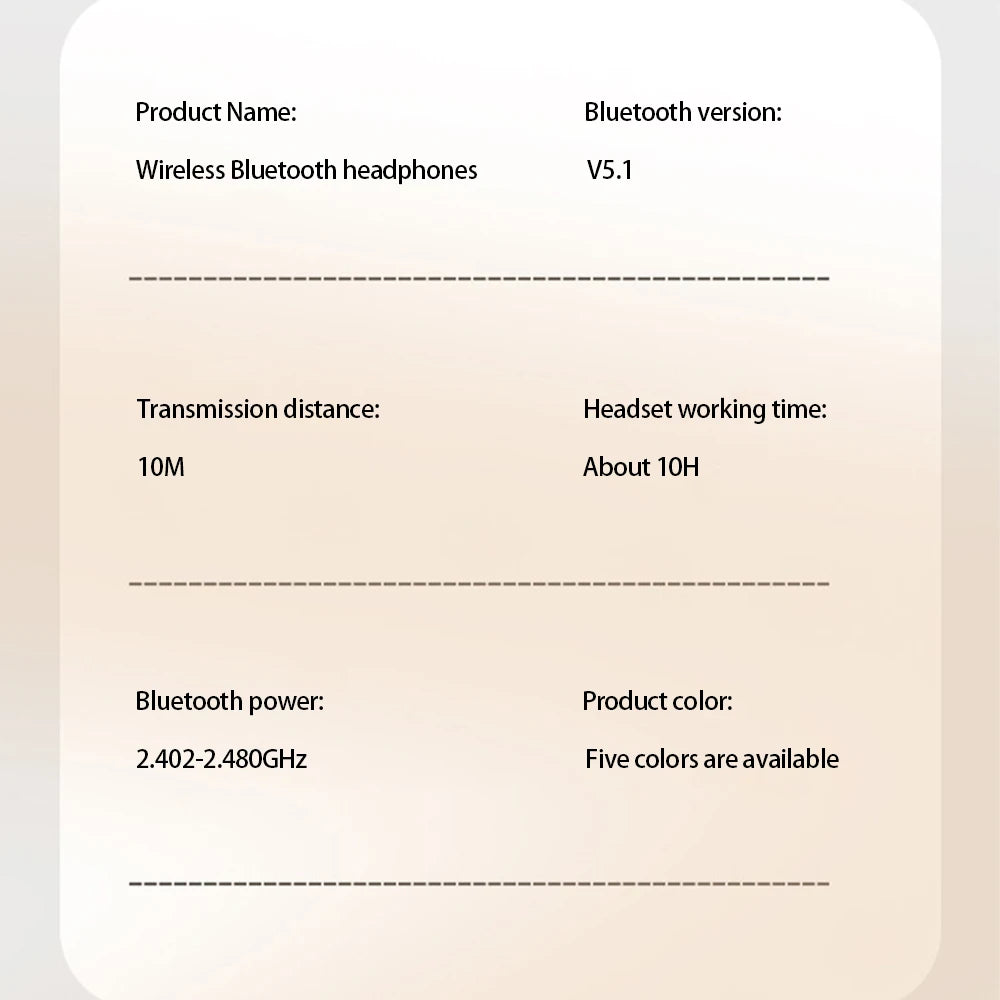 Audífonos Bluetooth P9 con Micrófono – Inalámbricos, Deportivos, Cancelación de Ruido, Compatibles con Juegos