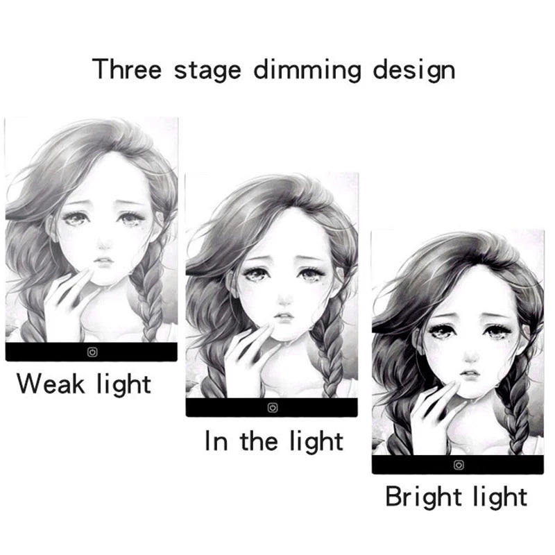 Tableta de Dibujo LED con 3 Niveles de Luz – Bloc de Copiado para Niños | Pintura, Animación y Creatividad