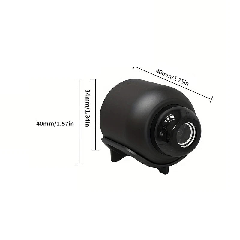 Mini Cámara X5 1080P con Visión Nocturna y Detección de Movimiento – WiFi Inalámbrica, Portátil, Vigilancia desde App Móvil