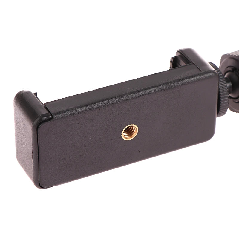 Soporte Universal para Celular con Clip Giratorio 360° | Montura para Trípode, Micrófono y Más