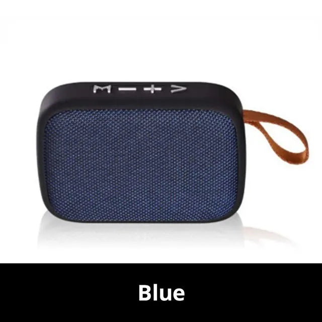 Bocina Bluetooth 5.0 Portátil – Altavoz Inalámbrico Estéreo con Sonido 3D, Tarjeta TF, Radio FM y Diseño Compacto