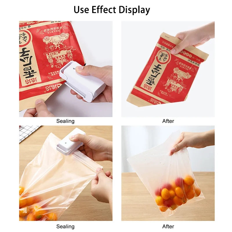 Mini Sellador de Bolsas Portátil – Selladora Térmica a Batería para Alimentos y Plástico | Sellado Rápido y Fácil en Casa
