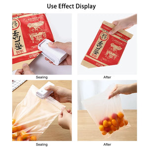Mini Sellador de Bolsas Portátil – Selladora Térmica a Batería para Alimentos y Plástico | Sellado Rápido y Fácil en Casa
