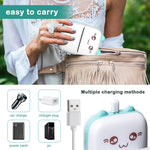 Mini Impresora Térmica Portátil Bluetooth | Sin Tinta, Recargable y Multifuncional para Fotos, Notas y Estudio