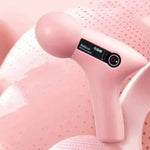 Mini Pistola de Masaje Muscular – 6 Cabezas Intercambiables | Masajeador Portátil de Tejido Profundo con Pantalla LCD y Recarga USB