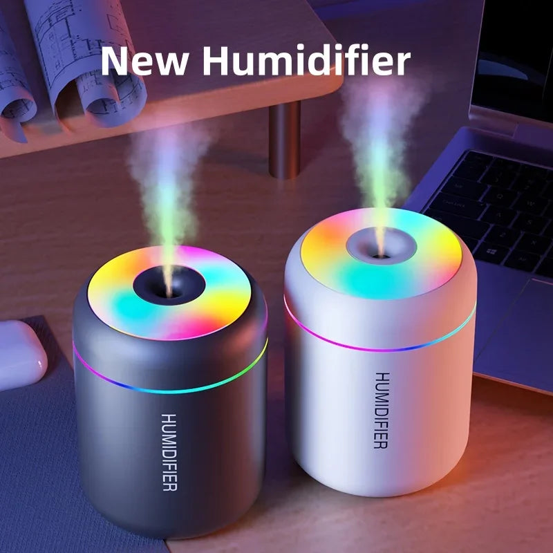 Mini Humidificador Aromaterapia 180 ml – Difusor USB con Luz LED para Casa, Auto o Recámara