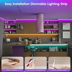 Tira LED RGB 10 m / 20 m con Control Remoto – Iluminación Decorativa para Cuartos, Paredes y Ambientes Festivos | 44 Modos + USB 5V