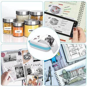 Mini Impresora Térmica Portátil Bluetooth | Sin Tinta, Recargable y Multifuncional para Fotos, Notas y Estudio