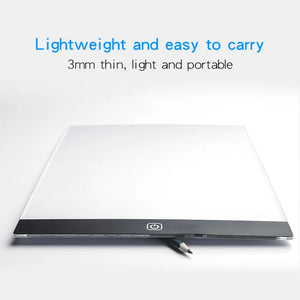 Tableta de Dibujo LED con 3 Niveles de Luz – Bloc de Copiado para Niños | Pintura, Animación y Creatividad
