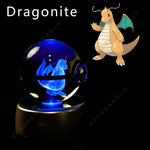 Lámpara Pokebola LED 3D con Base Multicolor | Pikachu, Mewtwo, Gengar, Snorlax y más
