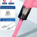 Aspiradora 3 en 1 Portátil con Succión y Soplado – Recargable por USB para Auto y Hogar