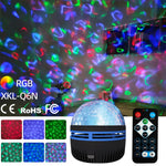 Proyector LED Cielo Estrellado – Luz Nocturna con Control Remoto | USB 5V | Ideal para Cuartos, Niños y Regalos Originales