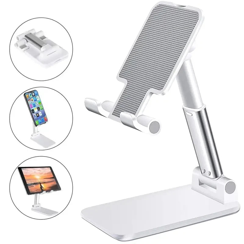 Soporte de Escritorio Universal para Celular y Tablet – Base Ajustable Compatible con iPhone, Xiaomi y más