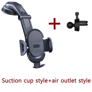 Soporte Universal para Celular con Ventosa 360° | Auto, Parabrisas o Tablero – Compatible con iPhone y Android