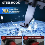 Soporte TOPK para Celular en Auto – Montaje en Ventila de Aire | Compatible con Teléfonos Grandes (4.5''–6.7")