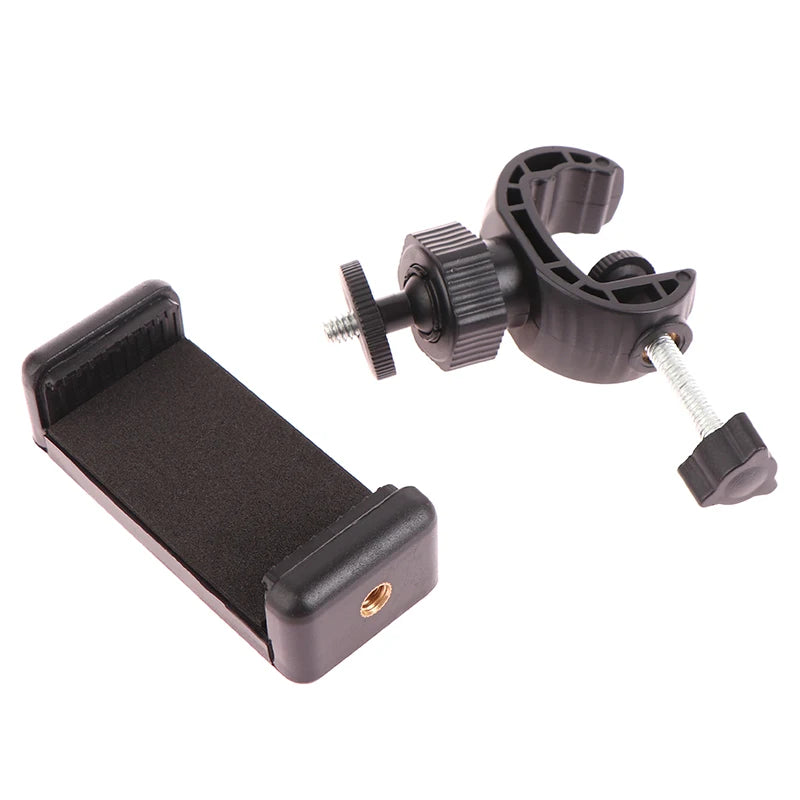 Soporte Universal para Celular con Clip Giratorio 360° | Montura para Trípode, Micrófono y Más