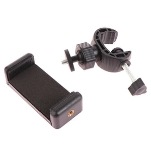 Soporte Universal para Celular con Clip Giratorio 360° | Montura para Trípode, Micrófono y Más