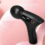 Mini Pistola de Masaje Muscular – 6 Cabezas Intercambiables | Masajeador Portátil de Tejido Profundo con Pantalla LCD y Recarga USB