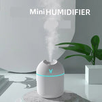 Mini Humidificador USB 250 ml – Difusor Ultrasónico Silencioso con Luz LED para Aromaterapia | Hogar, Oficina o Auto