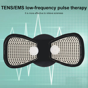 Mini Masajeador Eléctrico EMS – Portátil para Cuello, Espalda y Cuerpo | 8 Modos | Alivio Muscular y Estrés