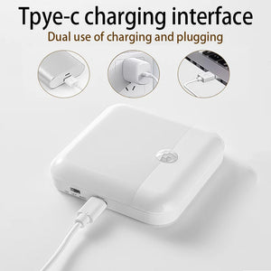 Luz Nocturna LED con Sensor de Movimiento Recargable USB Tipo-C – Luz de Emergencia para Cocina, Escaleras y Armarios