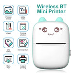 Mini Impresora Térmica Portátil Bluetooth | Sin Tinta, Recargable y Multifuncional para Fotos, Notas y Estudio