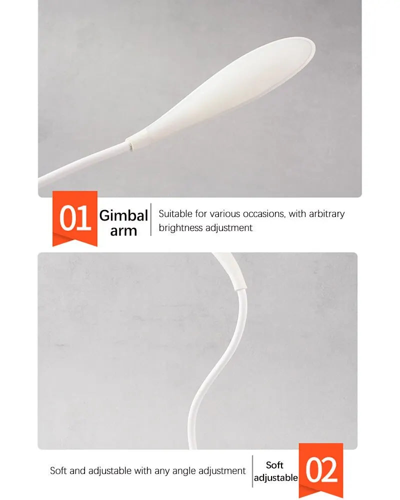 💡 Lámpara LED Recargable de Escritorio | Luz Nocturna de Protección Ocular para Estudio y Dormitorio
