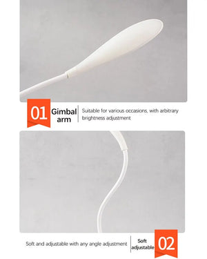 💡 Lámpara LED Recargable de Escritorio | Luz Nocturna de Protección Ocular para Estudio y Dormitorio