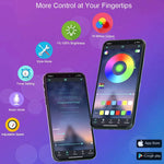 Tira LED RGB con Bluetooth y App –5 m | Control desde Celular + Control Remoto | Ideal para Cuartos Gamer, TV y Decoración Moderna