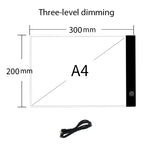 Tableta de Dibujo LED con 3 Niveles de Luz – Bloc de Copiado para Niños | Pintura, Animación y Creatividad