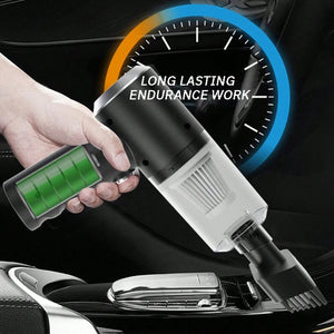 Aspiradora 3 en 1 Portátil con Succión y Soplado – Recargable por USB para Auto y Hogar