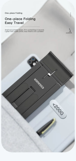 Soporte de Escritorio Plegable Essager – Mini Base Portátil para Celular o Tablet | Compatible con iPhone, Xiaomi, iPad