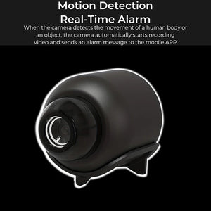 Mini Cámara X5 1080P con Visión Nocturna y Detección de Movimiento – WiFi Inalámbrica, Portátil, Vigilancia desde App Móvil