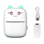 Mini Impresora Térmica Portátil Bluetooth | Sin Tinta, Recargable y Multifuncional para Fotos, Notas y Estudio