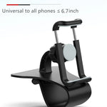 Soporte Universal para Celular en Auto – Rotación 360° | Montaje en Tablero o Parabrisas