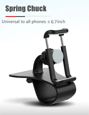Soporte Universal para Celular en Auto – Rotación 360° | Montaje en Tablero o Parabrisas