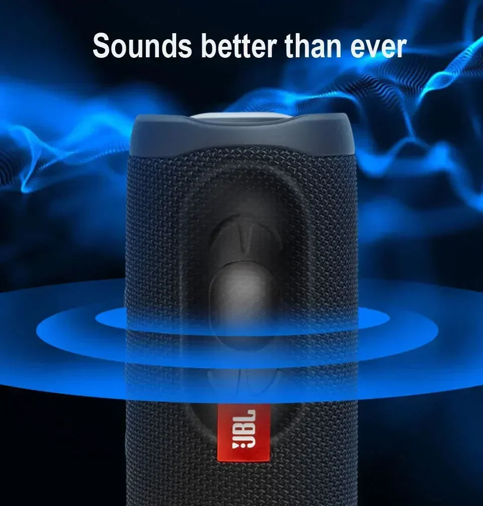 Bocina JBL Flip 5 Bluetooth | Sonido Estéreo, Resistente al Agua IPX7, Portátil para Exteriores y Fiestas