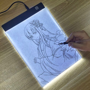 Tableta de Dibujo LED con 3 Niveles de Luz – Bloc de Copiado para Niños | Pintura, Animación y Creatividad