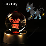 Lámpara Pokebola LED 3D con Base Multicolor | Pikachu, Mewtwo, Gengar, Snorlax y más