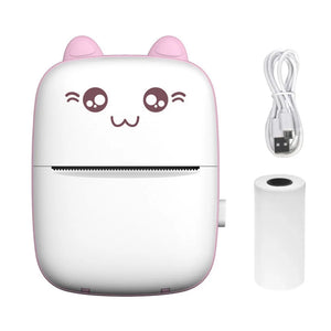 Mini Impresora Térmica Portátil Bluetooth | Sin Tinta, Recargable y Multifuncional para Fotos, Notas y Estudio