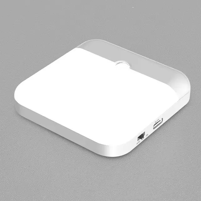 Luz Nocturna LED con Sensor de Movimiento Recargable USB Tipo-C – Luz de Emergencia para Cocina, Escaleras y Armarios