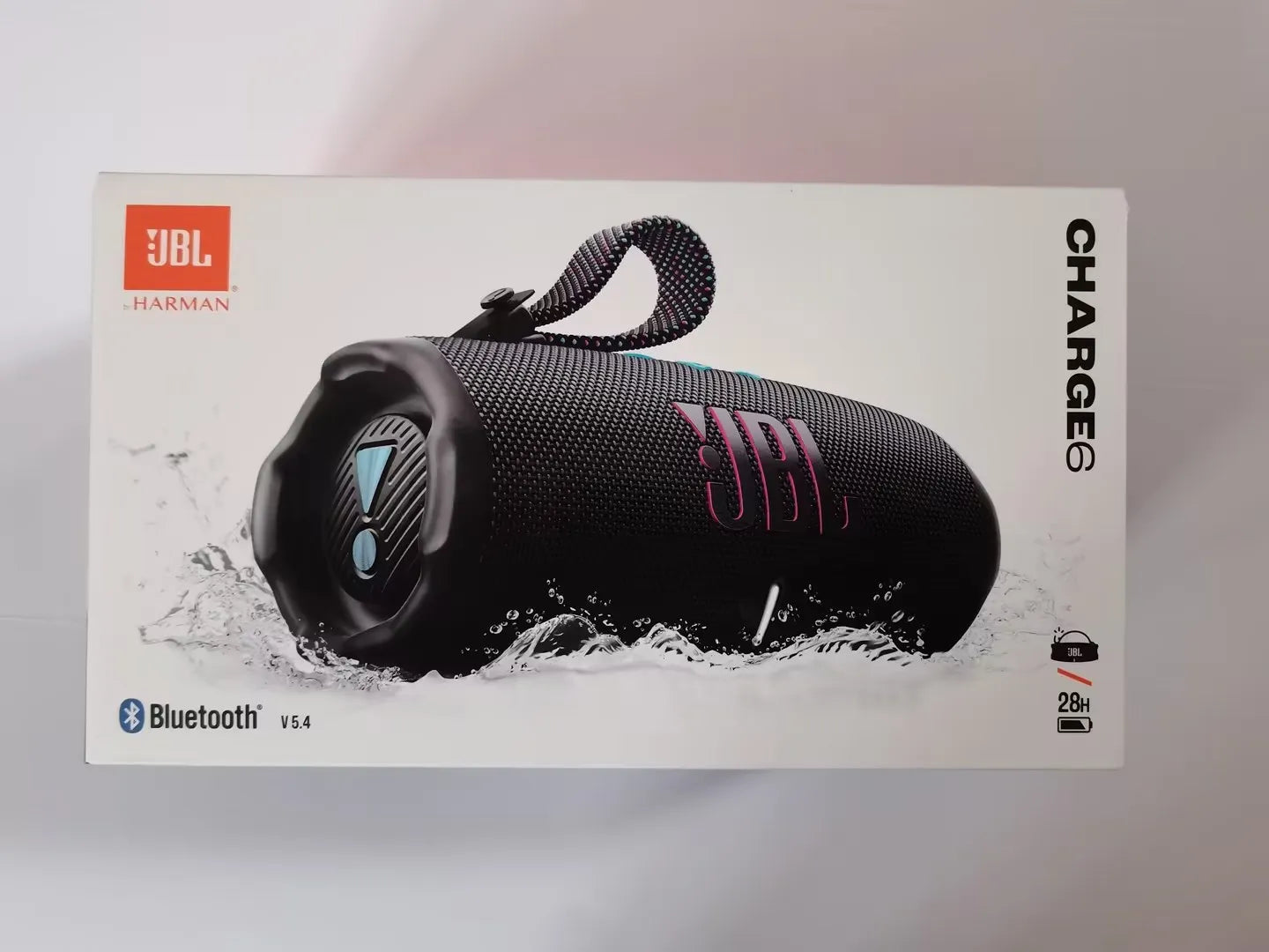 Bocina JBL Charge 6 Bluetooth | Sonido Estéreo con Bajos Potentes, Resistente al Agua IPX7, Portátil para Exteriores