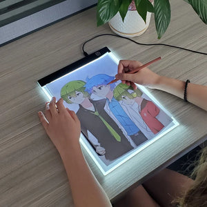 Tableta de Dibujo LED con 3 Niveles de Luz – Bloc de Copiado para Niños | Pintura, Animación y Creatividad