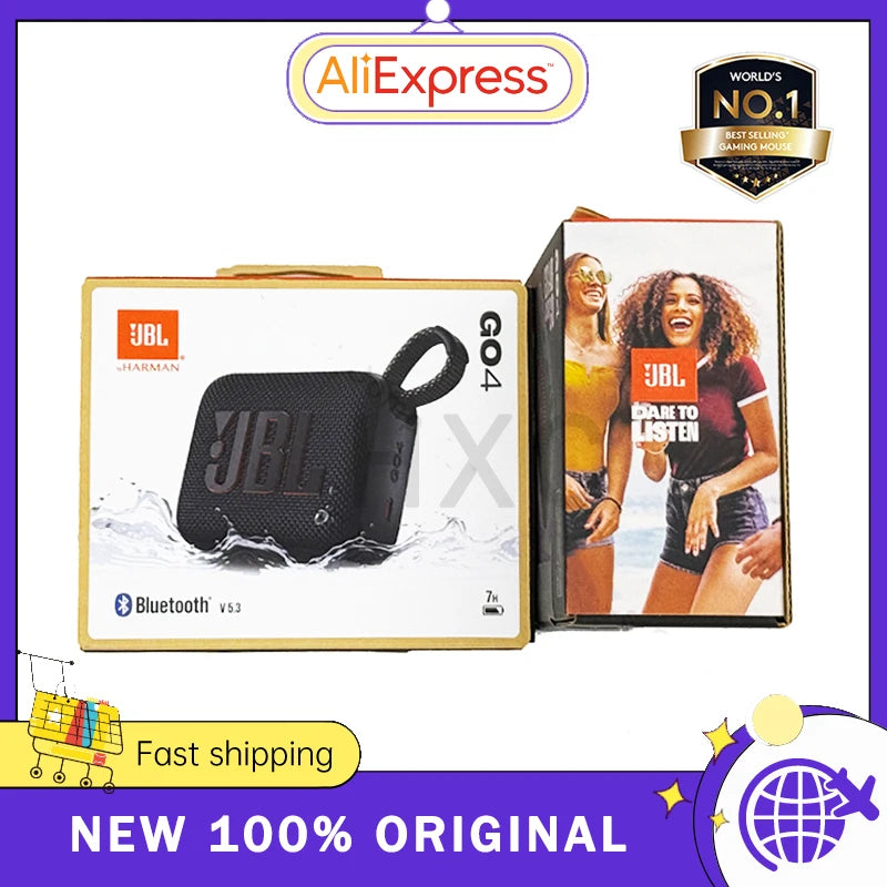 JBL GO 4 – Bocina Bluetooth Ultraportátil con Graves Mejorados e IP67