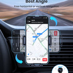 Soporte TOPK para Celular en Auto – Montaje en Ventila de Aire | Compatible con Teléfonos Grandes (4.5''–6.7")