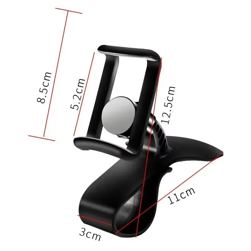 Soporte Universal para Celular en Auto – Rotación 360° | Montaje en Tablero o Parabrisas