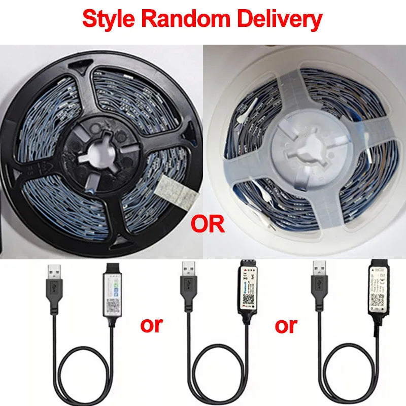 Tira LED RGB con Bluetooth y App –5 m | Control desde Celular + Control Remoto | Ideal para Cuartos Gamer, TV y Decoración Moderna