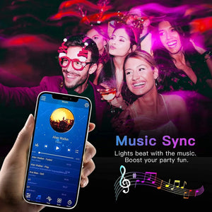 Tira LED RGB con Bluetooth y App –5 m | Control desde Celular + Control Remoto | Ideal para Cuartos Gamer, TV y Decoración Moderna